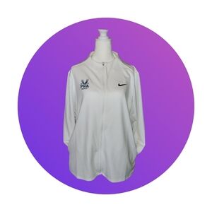 PGA Championship Valhalla Nike Drifit White Full-Zip Golf Jacket